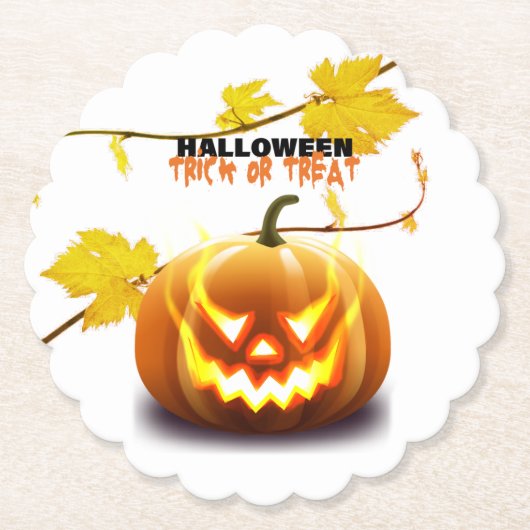 ハロウィーン ペーパーコースター (正面)