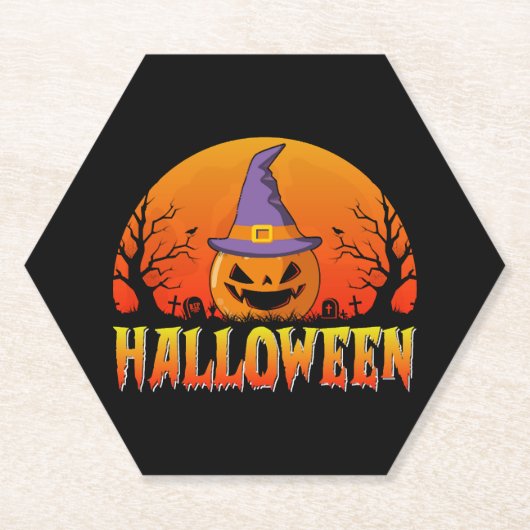 ハロウィーン ペーパーコースター (正面)
