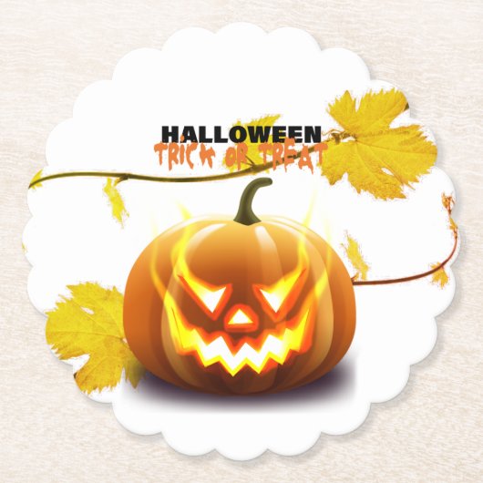 ハロウィーン ペーパーコースター (正面)