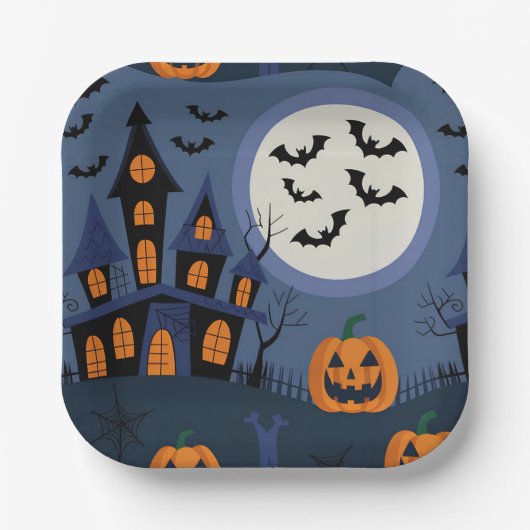 ハロウィーン ペーパープレート (正面)