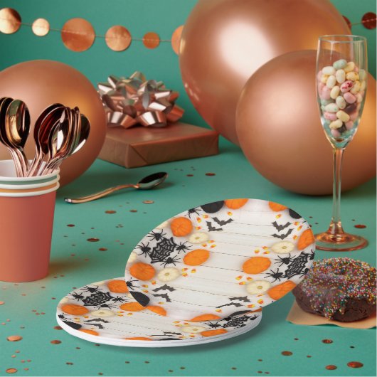 ハロウィーン ペーパープレート (複数)