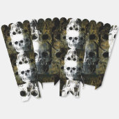 ハロウィーン ホラー - ドクロ3つ 壁画バースト フェイバーボックス (見開き)