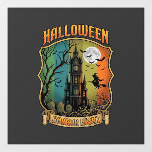 ハロウィーン ホラー ナイト 怖い家 魔法使い 満月 ウィンドウサイン
