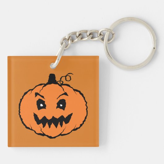 ハロウィーン ホラー パンプキン キーホルダー (裏面)