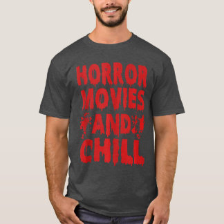 ハロウィーン ホラー 映画 でまったり ホラー 映画 カップル Tシャツ