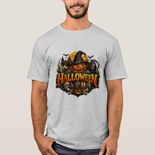 ハロウィーン ホラー Tシャツ (正面)