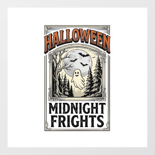 ハロウィーン ホラー Tシャツ ヴィンテージ 彫刻 怖い森 ウィンドウサイン