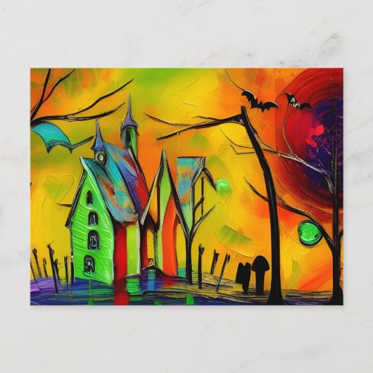 ハロウィーン ポストカード (正面)