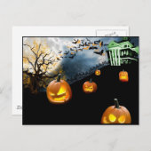 ハロウィーン ポストカード (正面/裏面)