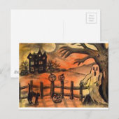 ハロウィーン ポストカード (正面/裏面)