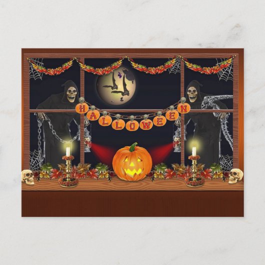 ハロウィーン ポストカード (正面)