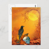 ハロウィーン ポストカード (正面/裏面)