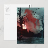 ハロウィーン ポストカード (正面/裏面)