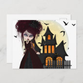 ハロウィーン ポストカード (正面/裏面)