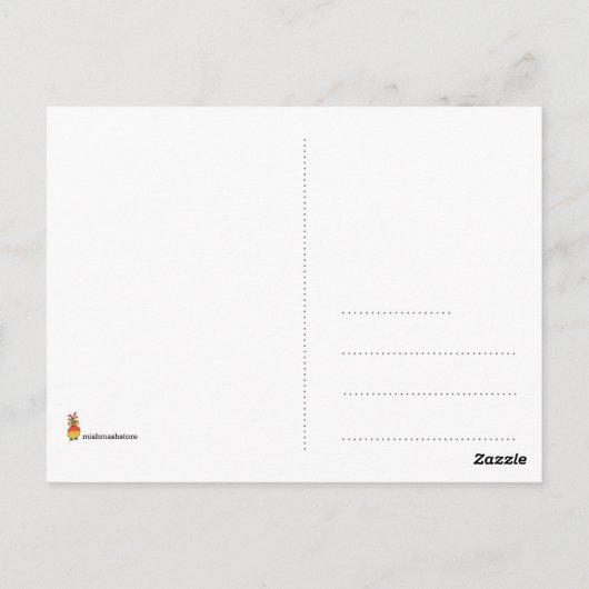 ハロウィーン ポストカード (裏面)