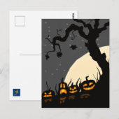 ハロウィーン ポストカード (正面/裏面)