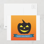 ハロウィーン ポストカード (正面/裏面)