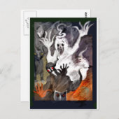 ハロウィーン ポストカード (正面/裏面)