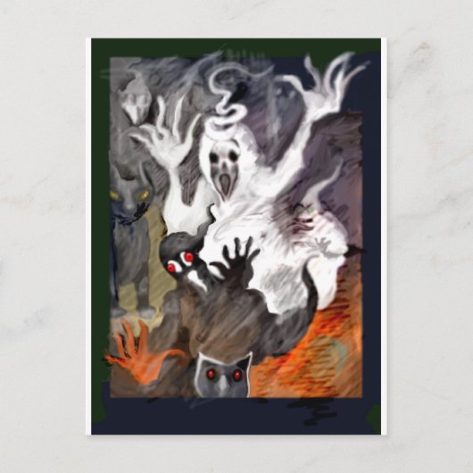 ハロウィーン ポストカード (正面)