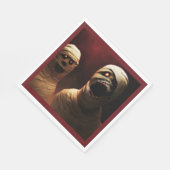 ハロウィーン – ミイラ3 スタンダードランチョンナプキン (角)