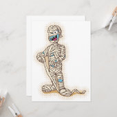 ハロウィーン·ミイラ カード (正面/裏面インサイチュ)