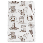 ハロウィーン ミディアムペーパーバッグ (裏面)