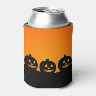 ハロウィーン//ミニマリストのパンプキンシルエット 缶クーラー