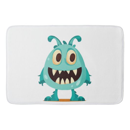 ハロウィーン/モンスター/漫画 バスマット (正面)