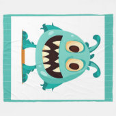 ハロウィーン/モンスター/漫画 フリースブランケット (正面(横))