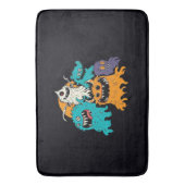 ハロウィーン/モンスター/10月/秋 バスマット (正面縦)