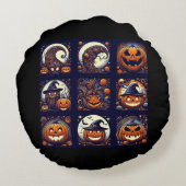 ハロウィーン ラウンドクッション (裏面)