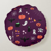 ハロウィーン ラウンドクッション (裏面)