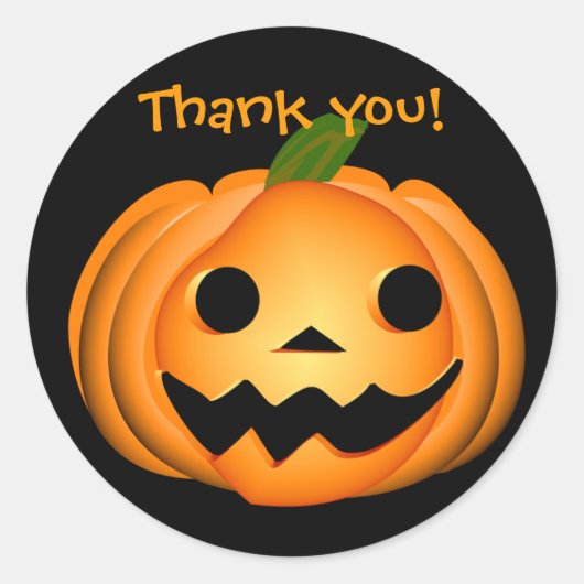 ハロウィーン ラウンドシール (正面)