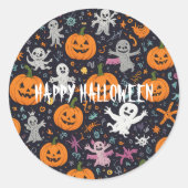 ハロウィーン ラウンドシール (正面)