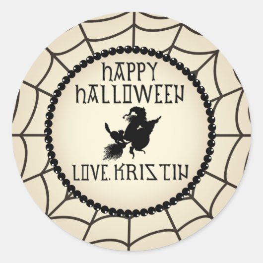 ハロウィーン ラウンドシール (正面)