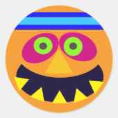 ハロウィーン ラウンドシール (正面)