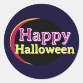 ハロウィーン ラウンドシール (正面)