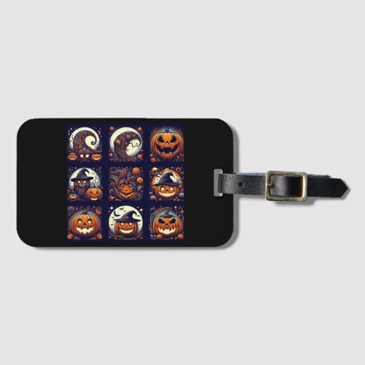 ハロウィーン ラゲッジタグ (正面横)