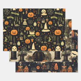 ハロウィーン ラッピングペーパーシート