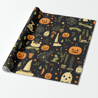 ハロウィーン ラッピングペーパー