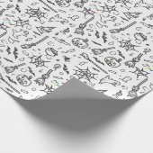 ハロウィーン ラッピングペーパー (角)