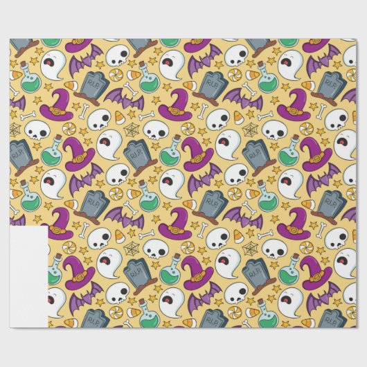 ハロウィーン ラッピングペーパー (フラット)