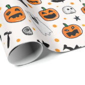 ハロウィーン ラッピングペーパー (ロールコーナー)