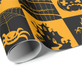 ハロウィーン ラッピングペーパー (ロールコーナー)