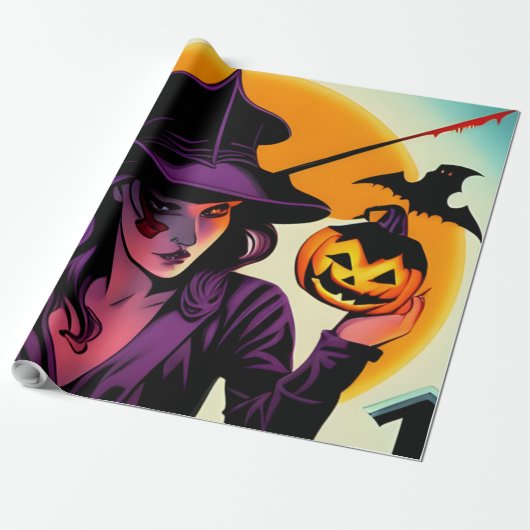 ハロウィーン ラッピングペーパー (アンロールド)