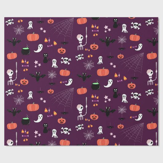 ハロウィーン ラッピングペーパー (フラット)