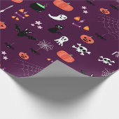 ハロウィーン ラッピングペーパー (角)