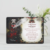 ハロウィーン・ラブレター結婚披露宴の情報が戻る 招待状 (スタンド正面)