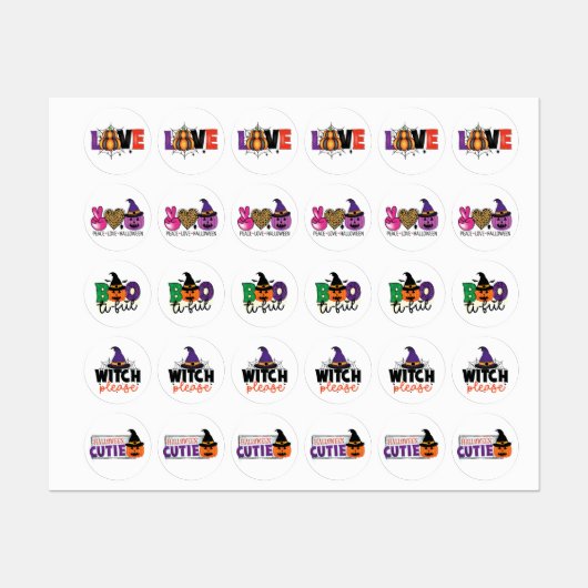 ハロウィーン ラベル (シート)