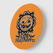 ハロウィーン ラージ壁時計 (傾斜)